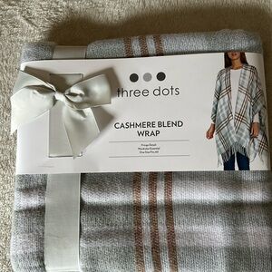 Three Dots Cashmere Blend Wrap